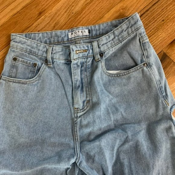 Motel Rocks Jeans Motel High Rise Wide Leg Jeans Size 27 Poshmark